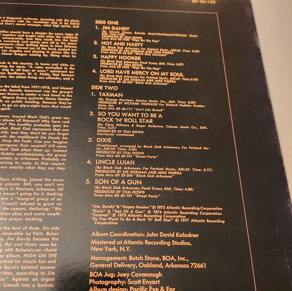 LP Best of Black Oak Arkansas Vintage - Picture 3 of 5